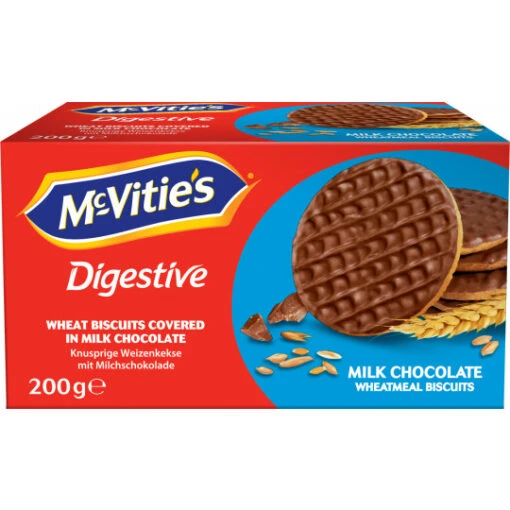 Mc Vities Milk Chocolate Weizenkekse 200G -Lebensmittelgeschäft 3389 mcv milk chocolate 200g