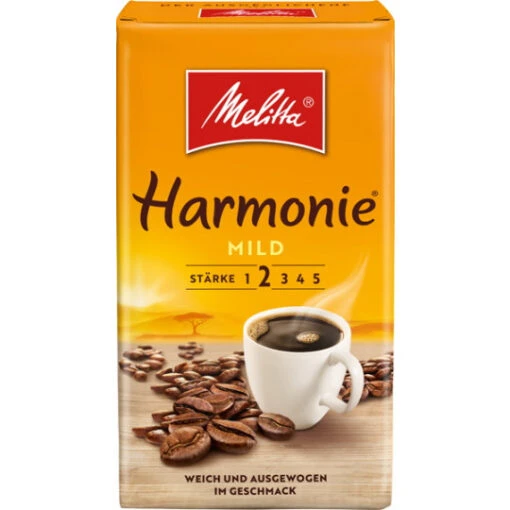 Melitta Kaffee Harmonie Mild Gemahlen 500G -Lebensmittelgeschäft 4002720002285 fika harmonie mild 500g