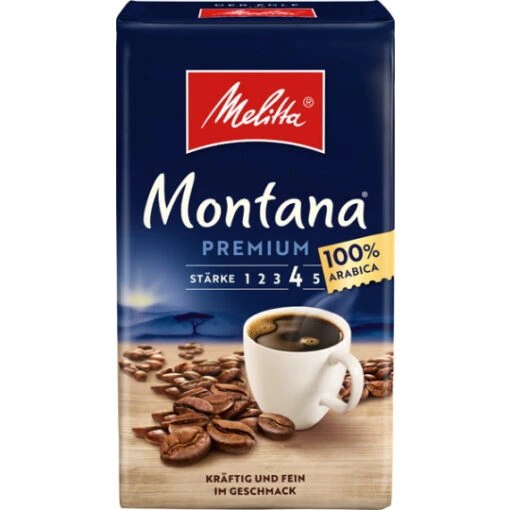 Melitta Kaffee Montana Gemahlen 500G -Lebensmittelgeschäft 4002720002391 fika montana premium 500g