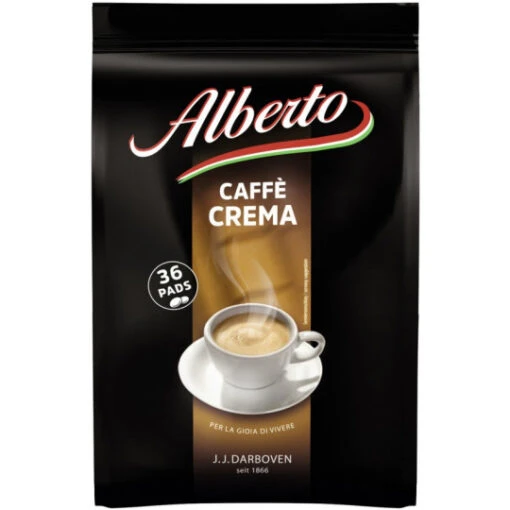 Alberto Caffè Crema Pads 36ST 252G -Lebensmittelgeschäft albertocaffecremapads