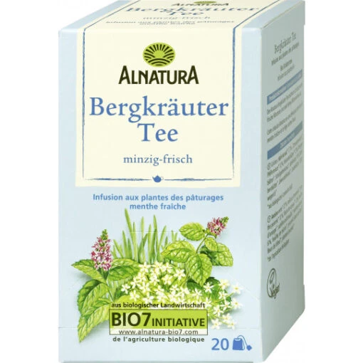 Bio Bergkräuter Tee 20ST 35G -Lebensmittelgeschäft