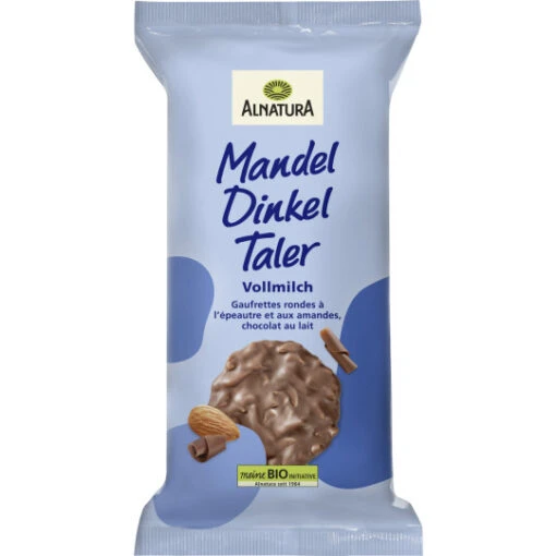 Bio Dinkel Knusper Taler Vollmilch 100G -Lebensmittelgeschäft alnatura bio dinkel knusper taler vollmilch 100g