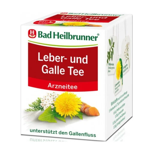 Heilbrunner Leber & Galle Tee 8ST 14G -Lebensmittelgeschäft badhlebergalliertee