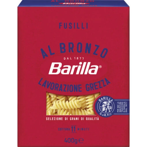 Fusilli Al Bronzo 400G -Lebensmittelgeschäft barilla fusilli albronzo 400g