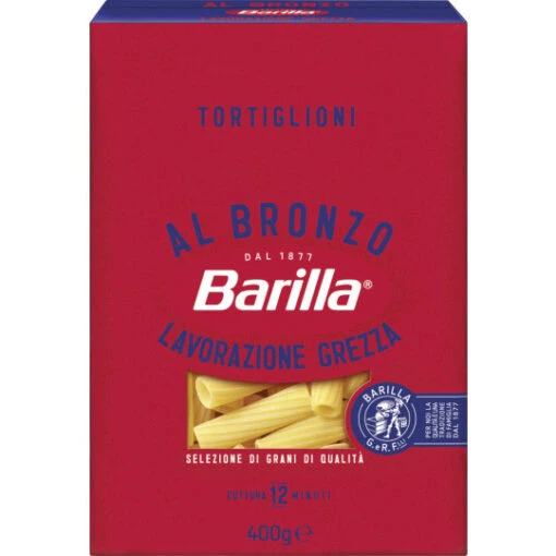 Tortiglioni Al Bronzo 400G -Lebensmittelgeschäft barilla tortiglioni albronzo 400g