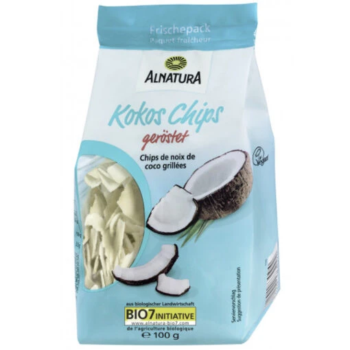 Bio Kokos Chips Geröstet 100G -Lebensmittelgeschäft bio alnatura kokos chipsgeramp246stet 100g