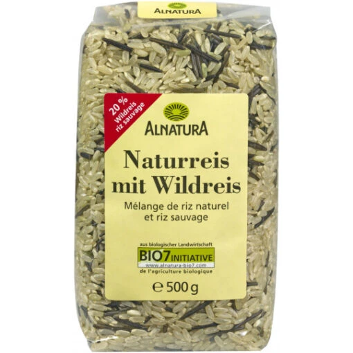 Bio Naturreis Mit Wildreis 500G -Lebensmittelgeschäft bio alnatura naturreis mit wildreis 500g