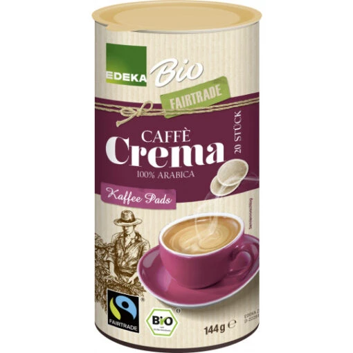 Bio Kaffeepads Fairtrade 20ST 144G -Lebensmittelgeschäft bio ecaffe pads fairtr144g