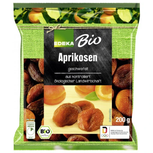 Bio Aprikosen 200G -Lebensmittelgeschäft bio edeka aprikosen 200g