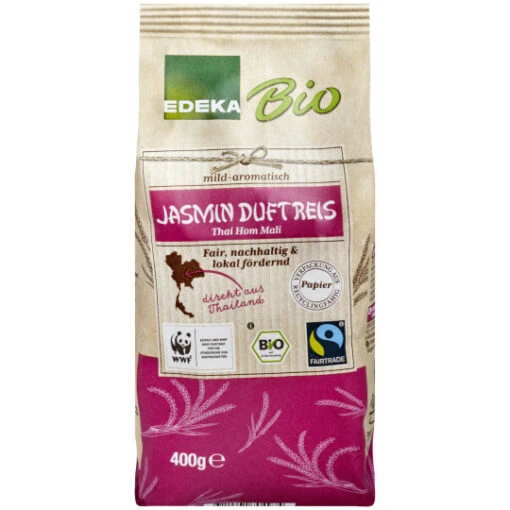 Bio Jasmin Duftreis Thai Hom Mali 400G -Lebensmittelgeschäft bio edeka jasmin duftreis 400g