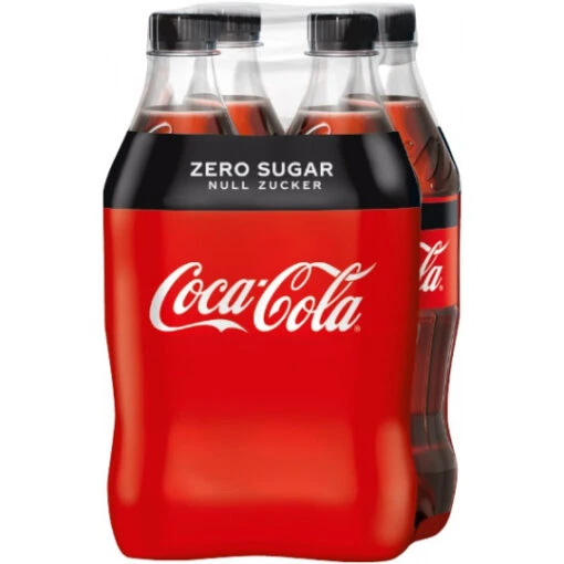 Coca-Cola Zero 4x 0,5L PET -Lebensmittelgeschäft