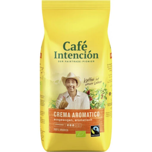 Café Intención Ecológico Café Crema Bio Fairtrade 1KG -Lebensmittelgeschäft darboven caf intencin ecolgico caf crema bio fairtrade1 kg