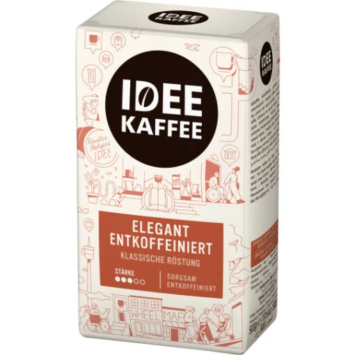 Idee Kaffee Entkoffeiniert Gemahlen 500G -Lebensmittelgeschäft darboven idee kaffee entkoffeiniert gemahlen 500g