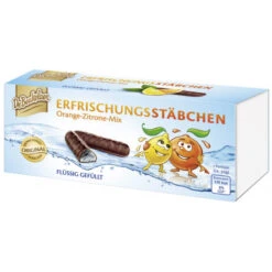 Lebensmittelgeschäft -Lebensmittelgeschäft de beukelaer erfrischungsstbchen orangezitronemix