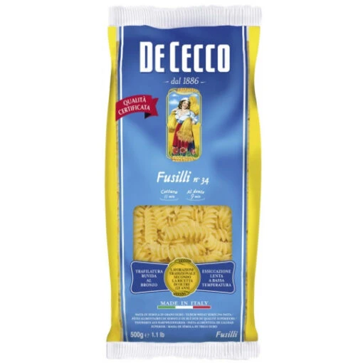 Cecco Fusilli No 34 500G -Lebensmittelgeschäft dececcofusselig