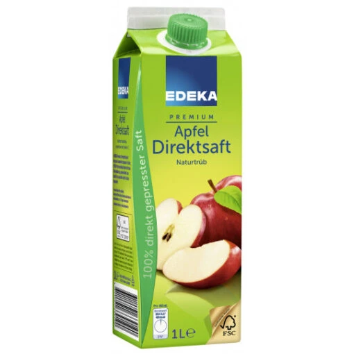 Apfel Direktsaft Naturtrüb 1L -Lebensmittelgeschäft edeka apfel direktsaft naturtrb