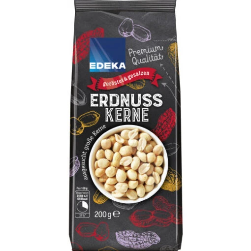 Erdnusskerne Geröstet & Gesalzen 200G -Lebensmittelgeschäft edeka erdnusskerne gerstet amp gesalzen1