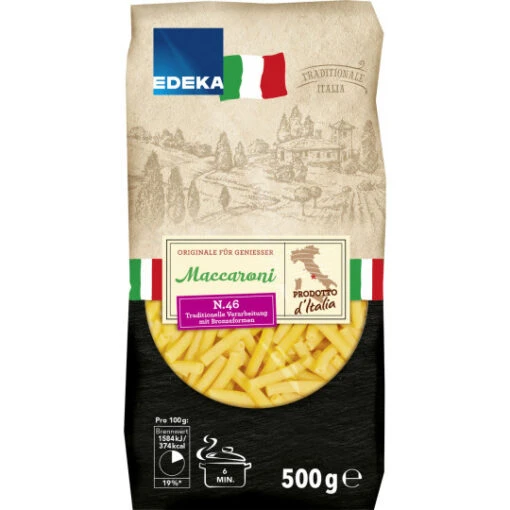 Italia Nudeln Maccaroni 500G -Lebensmittelgeschäft edeka italia nudeln maccaroni