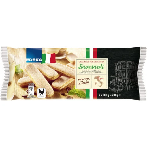 Savoiardi Italienisches Löffelbiskuit 2x 100G -Lebensmittelgeschäft eitalia loeffelbiskuit 200g