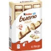 Kinder Bueno White 6ST 117G -Lebensmittelgeschäft ferrero kinder bueno white 6 stck 117g