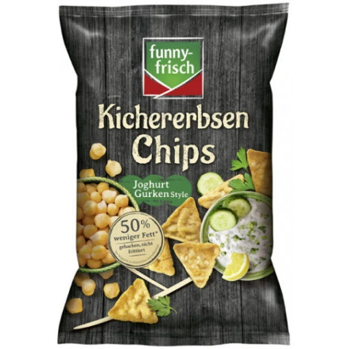 Kichererbsenchips Joghurt Gurken Style 80G -Lebensmittelgeschäft ffkichchipjoghgurk