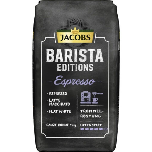 Barista Editions Espresso Bohne 1KG -Lebensmittelgeschäft jacobs barista editions espresso ganze bohne