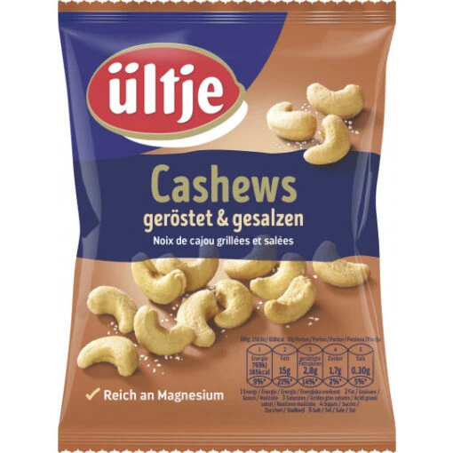 Cashews Geröstet & Gesalzen 150G -Lebensmittelgeschäft ltje cashews gerstet amp gesalzen