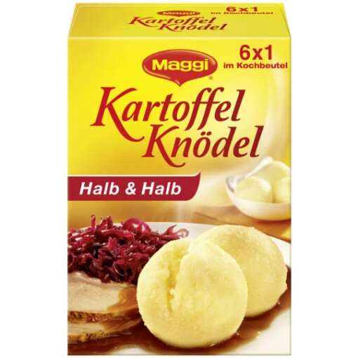 Kartoffel Knödel Halb & Halb Im Kochbeutel 200G -Lebensmittelgeschäft maggi kartoffel kndel halb amp halb im kochbeutel