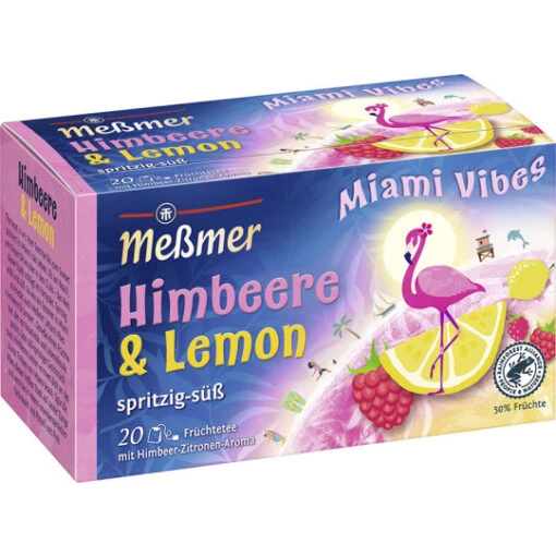 Miami Vibes Himbeere-Lemon 20ST 50G -Lebensmittelgeschäft meamp223mer miami vibes himbeerelemon 20st 50g