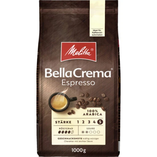 Melitta BellaCrema Espresso Ganze Bohnen 1kg -Lebensmittelgeschäft melitta bellacrema espresso ganze bohnen 1kg1