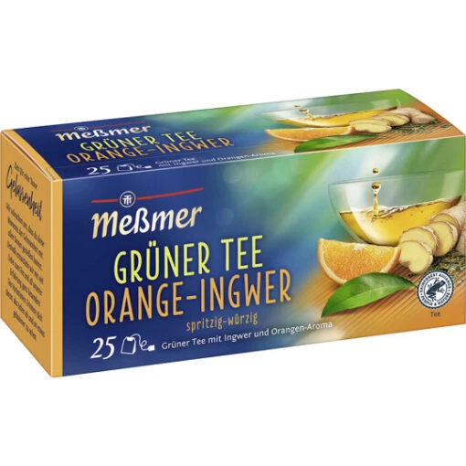 Grüner Tee Orange Ingwer 25ST 43,8G -Lebensmittelgeschäft memer grner tee orange ingwer 25st 438g