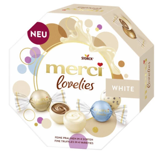 Lovelies White 185G -Lebensmittelgeschäft merci lovelies white 185g