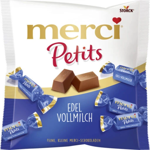 Petits Edel-Vollmilch 125g -Lebensmittelgeschäft merci petits edelvollmilch 125g