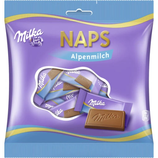 Naps Alpenmilch 119G -Lebensmittelgeschäft milka naps alpenmilch