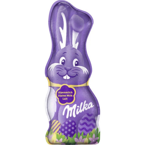 Schmunzelhase Alpenmilch 90G -Lebensmittelgeschäft milka schmunzelhase alpenmilch 90g