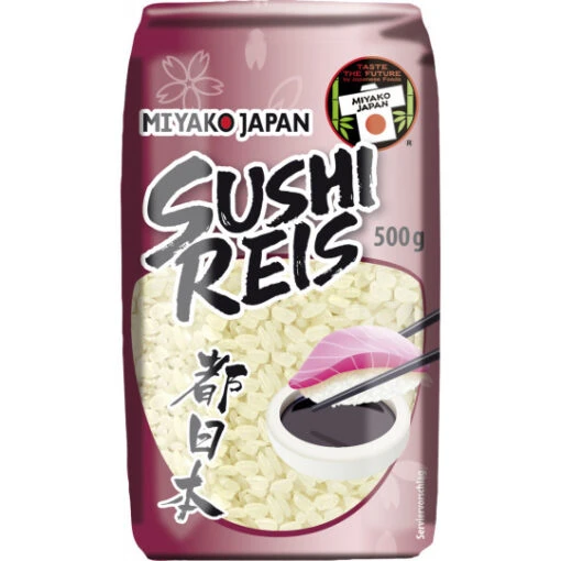 Sushi Reis Rundkorn 500G -Lebensmittelgeschäft miyako sushi reis rundkorn 500g