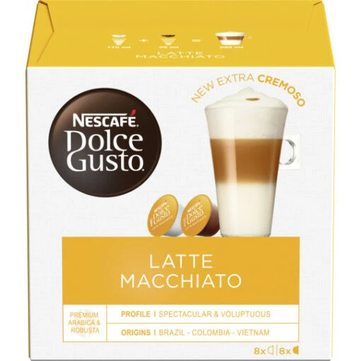 Nescafé® Dolce Gusto Kapseln Latte Macchiato 8ST 183,2G -Lebensmittelgeschäft nescafe dolce gusto kapseln latte macchiato 88st 1832g