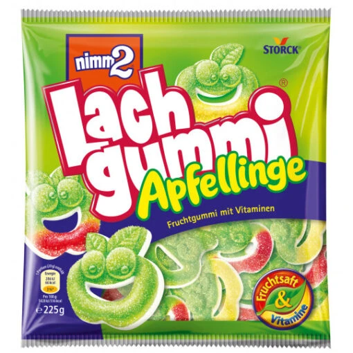 Lachgummi Apfellinge 225G -Lebensmittelgeschäft nimm2 lachgummi apfellinge225g