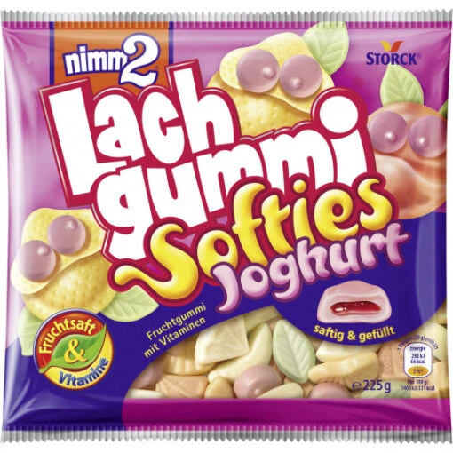 Lachgummi Softies Joghurt 225G -Lebensmittelgeschäft nimm2 lachgumsoftie jogu225g