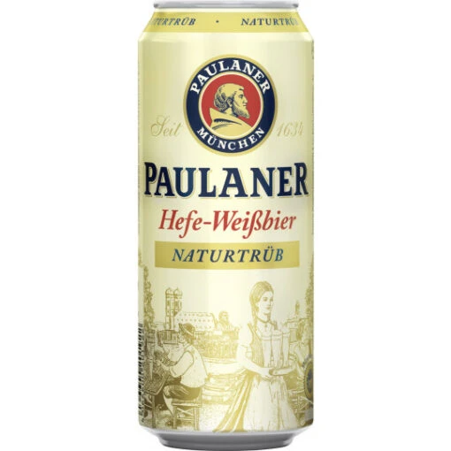 Hefeweißbier Naturtrüb 0,5l -Lebensmittelgeschäft paulaner hefeweibier naturtrb dose 05 ltr