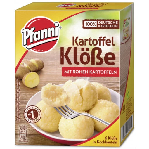 Kartoffel Klöße Mit Rohen Kartoffeln Für 6 Stück 200G -Lebensmittelgeschäft pfanni kartoffel kle mit rohen kartoffeln fr 6 stk1