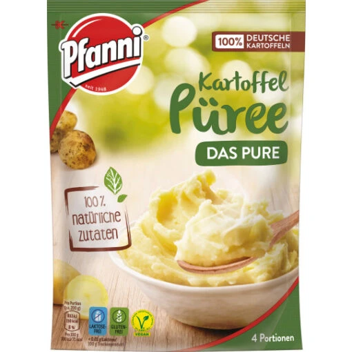 Kartoffel Püree Das Pure 120G -Lebensmittelgeschäft pfanni kartoffel pamp252ree 100 natur 120g