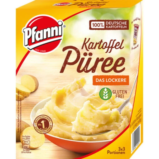 Kartoffel Püree Das Lockere 3x80G -Lebensmittelgeschäft