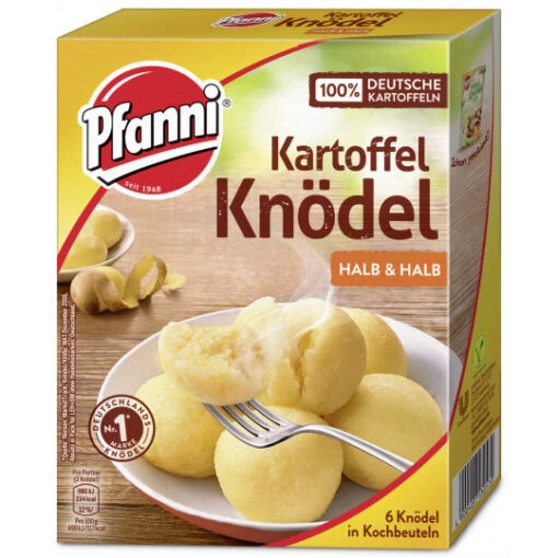 Kartoffelknödel Halb & Halb 6 Stück 200G -Lebensmittelgeschäft pfanni kartoffelkndel halb amp halb im kochbeutel fr 6 stk