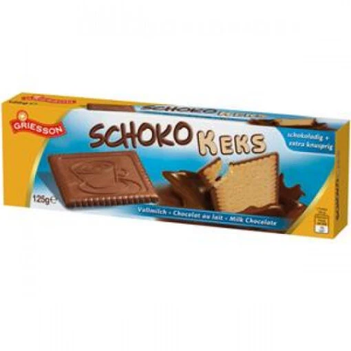 Schokokeks Vollmilch 125G -Lebensmittelgeschäft schoko keks 300 p1