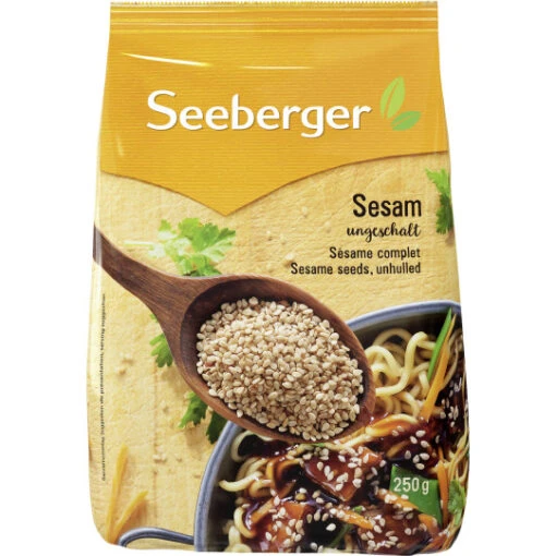 Seeberger Sesam Ungeschält 250G -Lebensmittelgeschäft seeberger sesam ungeschamp228lt 250g