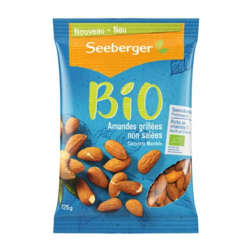 Seeberger Geröstete Mandeln 125G -Lebensmittelgeschäft seebergerbiomandeln