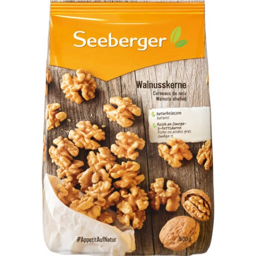 Seeberger Walnusskerne 500G -Lebensmittelgeschäft sewalnusskerne 500g