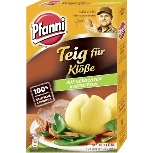 Teig Für Klöße Aus Gekochten Kartoffeln Für 10 Stück 275G -Lebensmittelgeschäft teigfrkleausgekochtenkartoffeln