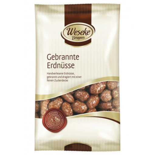 Gebrannte Erdnüsse 150G -Lebensmittelgeschäft weseke gebrerdnuesse 150g